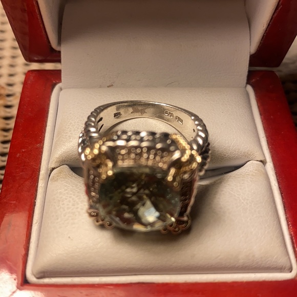 Sterling Silver end 14k gold ring - Picture 8 of 8